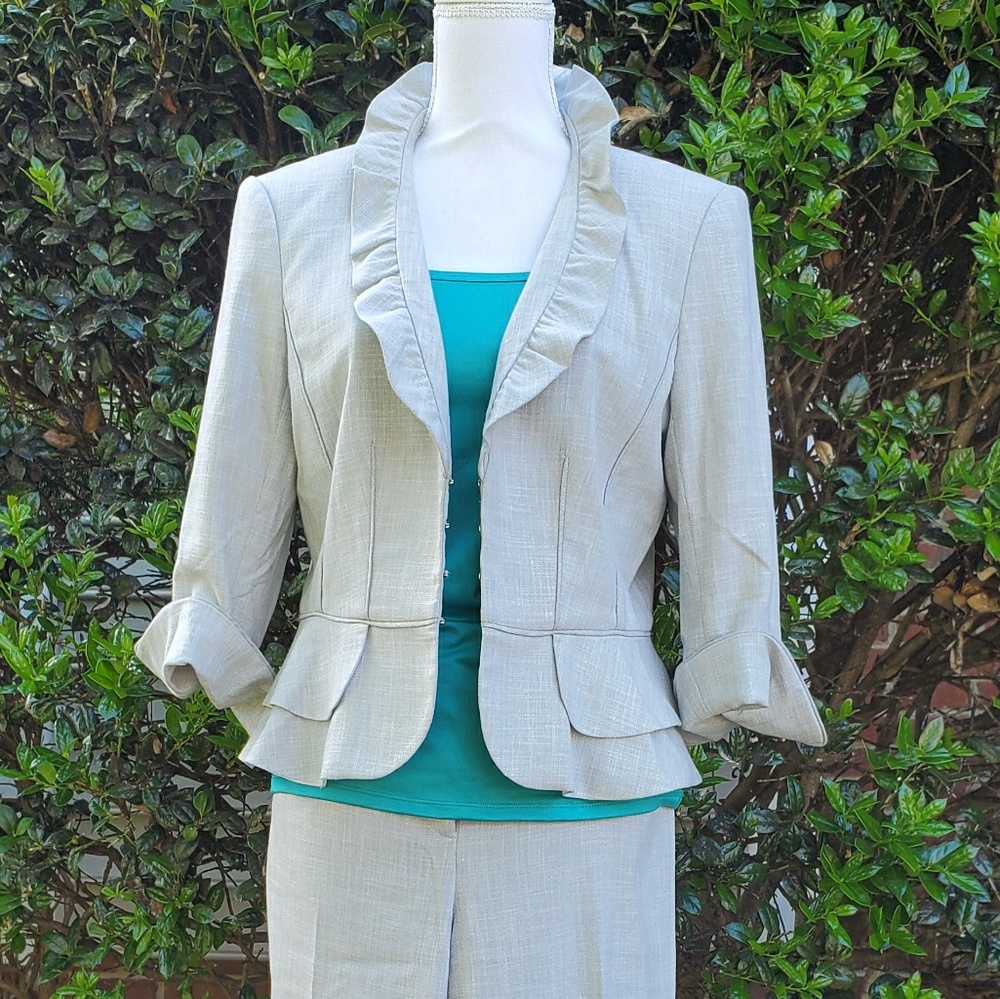 Silver blazer WHBM